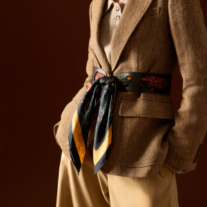 Reversible Scarf Waist Belt